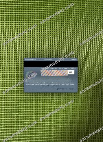 Philippines Bank of the Philippine Islands mastercard platinum photolook back